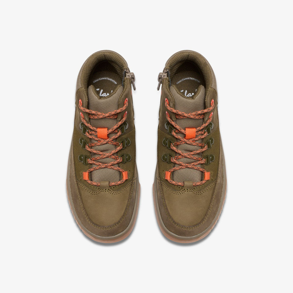 Oslo Trail Kid Khaki | Clarks Onsale