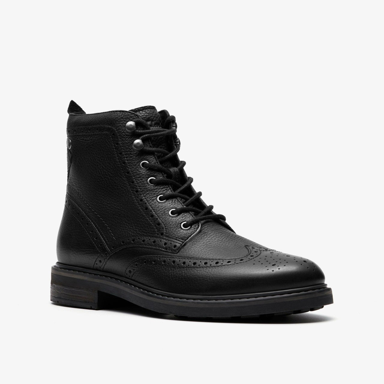 Newford Lace Boot Black Leather | Clarks