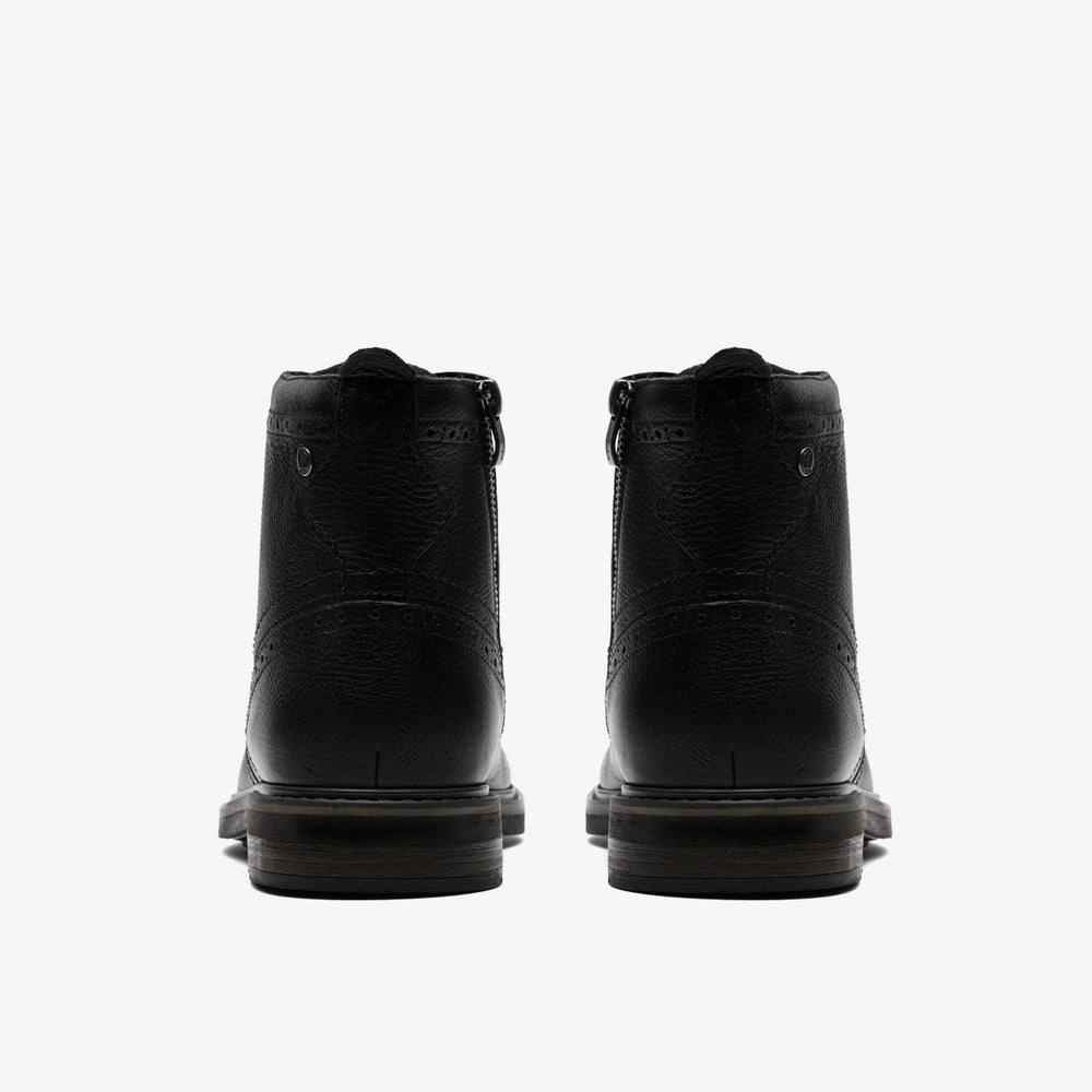 Newford Lace Boot Black Leather | Clarks