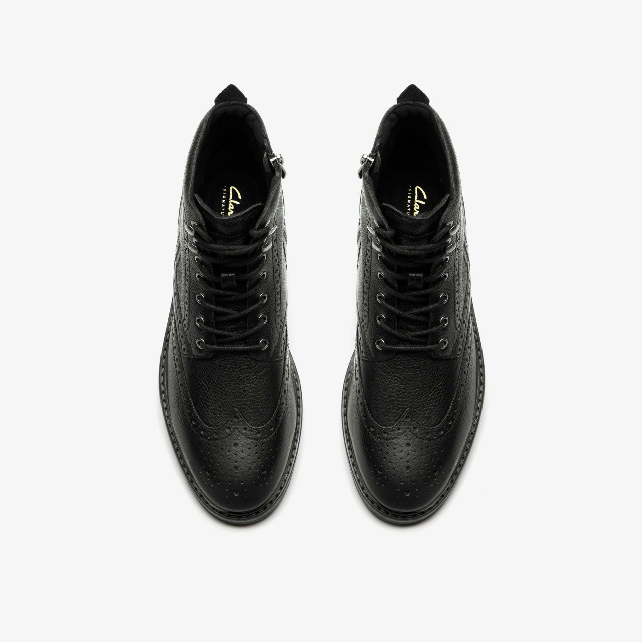 Newford Lace Boot Black Leather | Clarks