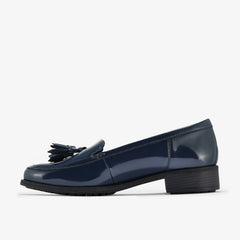 Havisham Edge Loafer Navy Patent | Clarks Onsale