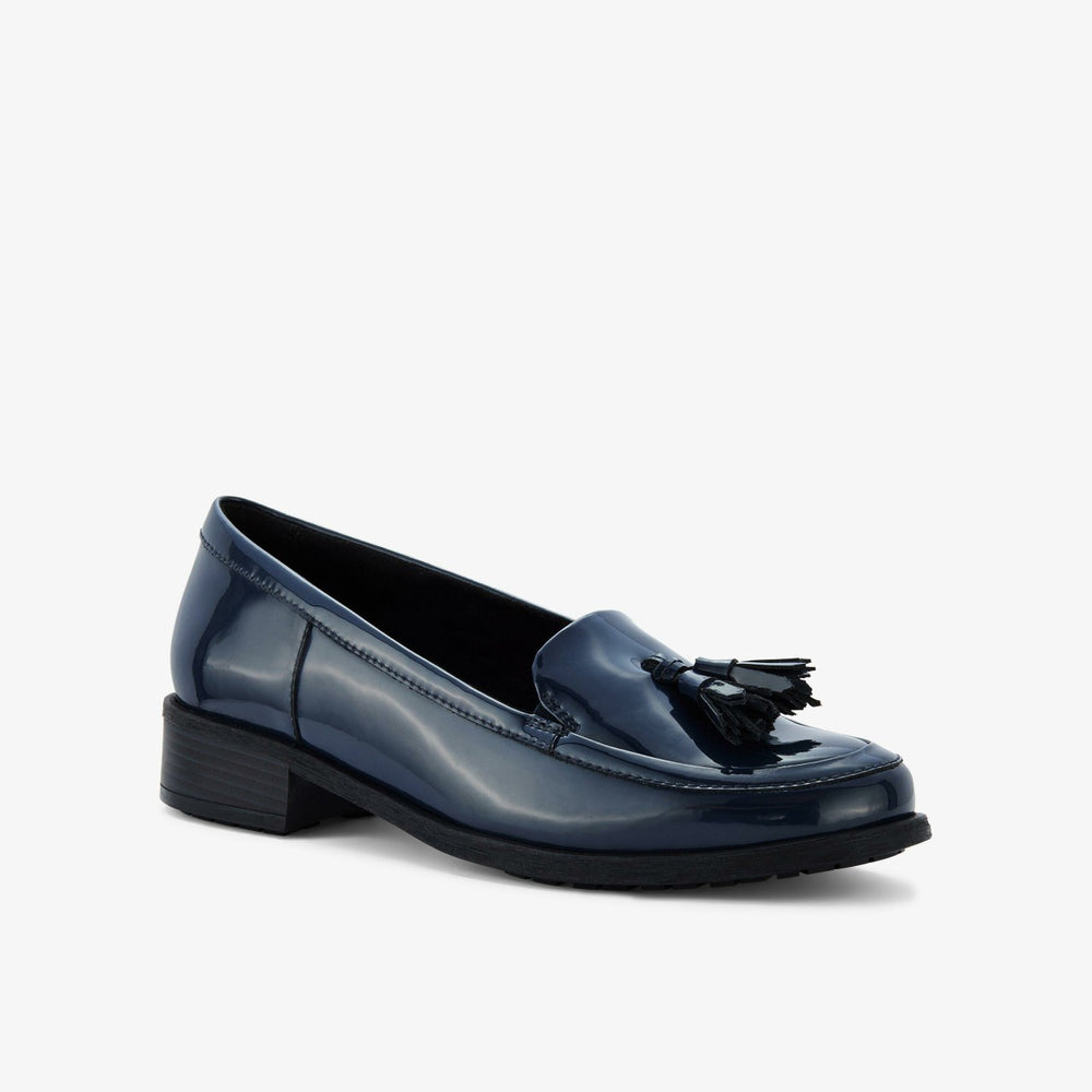 Havisham Edge Loafer Navy Patent | Clarks Onsale