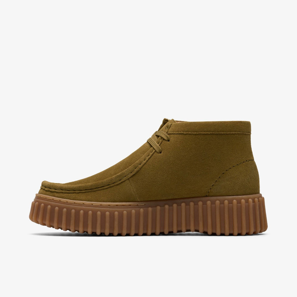 Torhill Moss Olive Suede | Clarks US