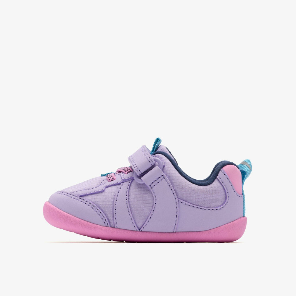 Roamer Hero Toddler Lilac Combination | Clarks Discount