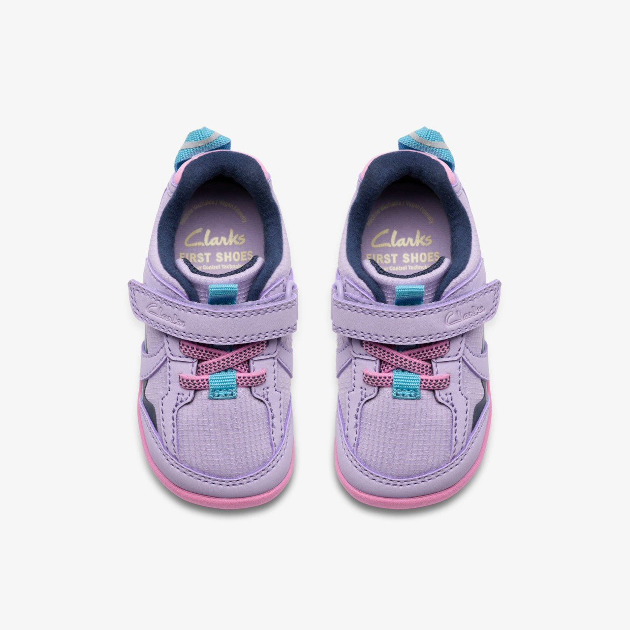 Roamer Hero Toddler Lilac Combination | Clarks Discount
