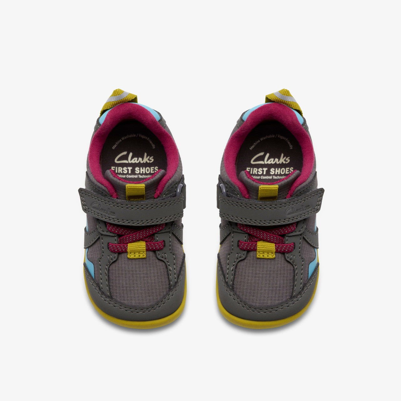 Roamer Hero Toddler Dark Grey Combination | Clarks Onsale
