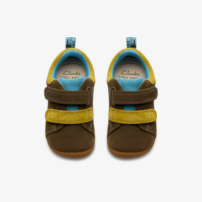 Roamer Roar Toddler Dark Olive | Clarks Sale