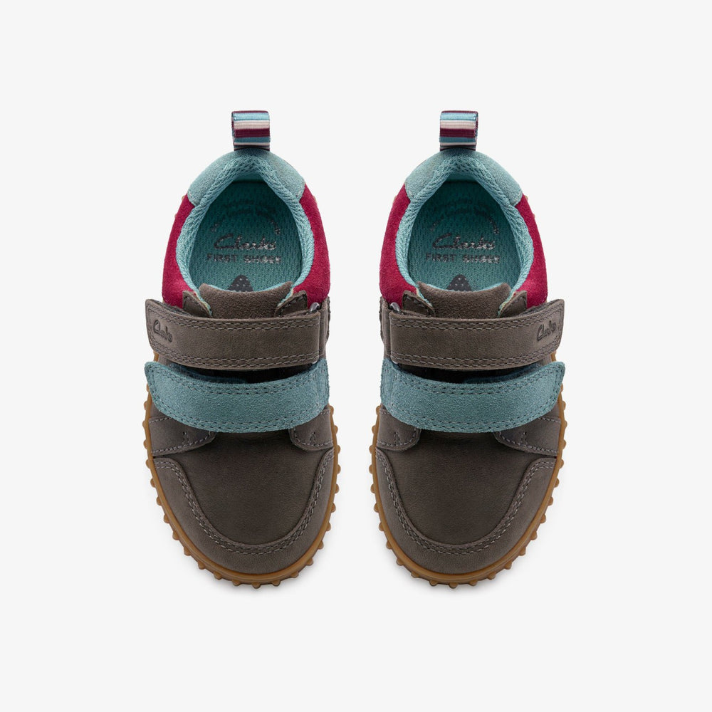 Cove Pop Toddler Grey | Clarks For Sale
