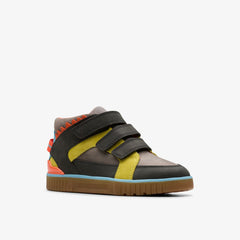Oslo Play Kid Grey Combination | Clarks