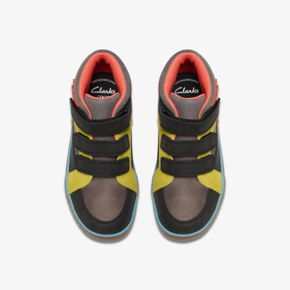 Oslo Play Kid Grey Combination | Clarks