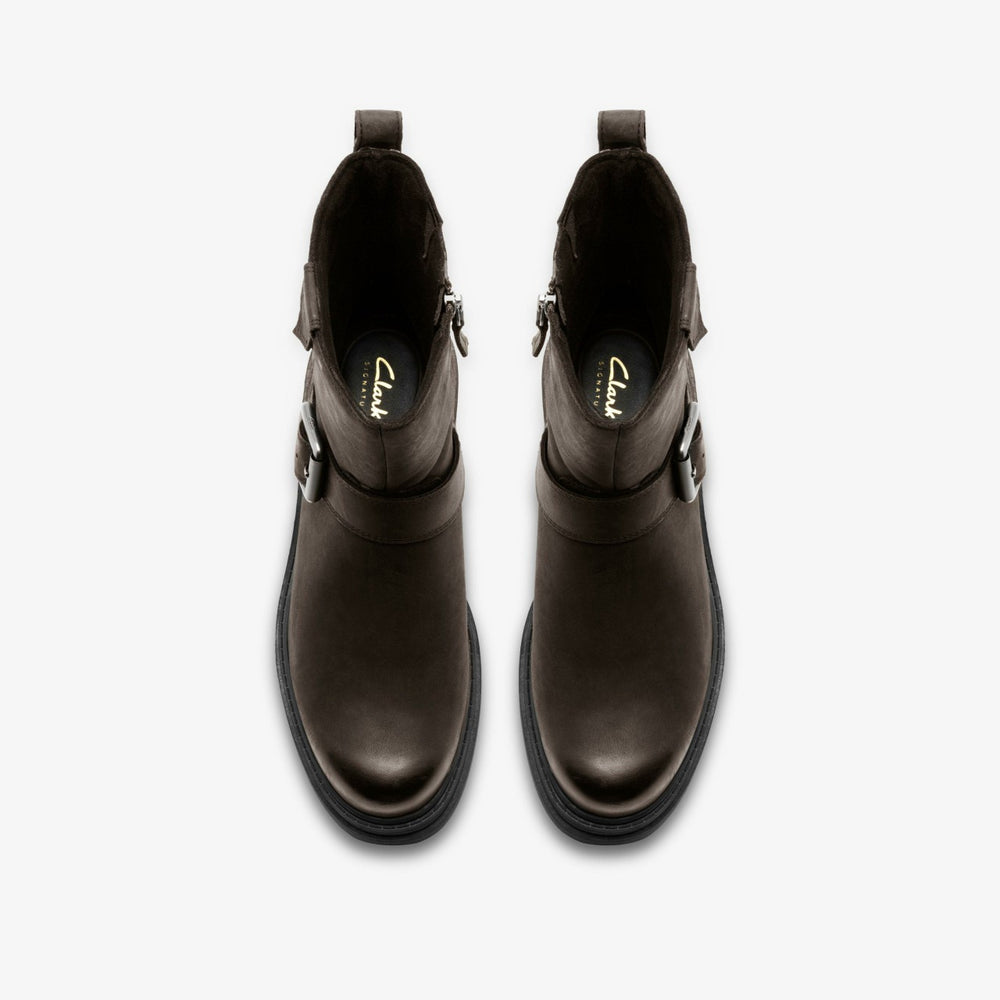 Orinoco 3 Bay Dark Grey Leather | Clarks For Sale