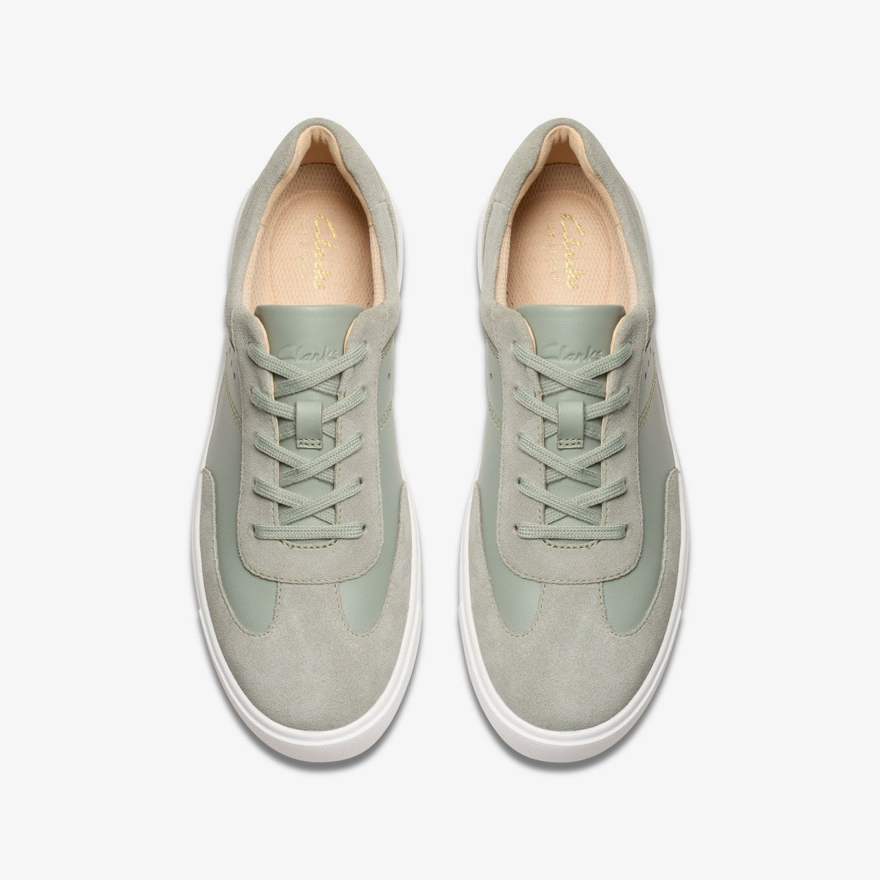 Makea Court Light Green | Clarks