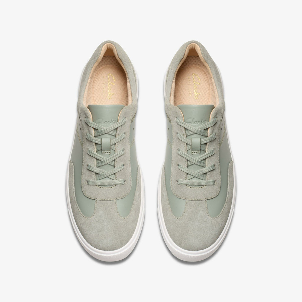 Makea Court Light Green | Clarks
