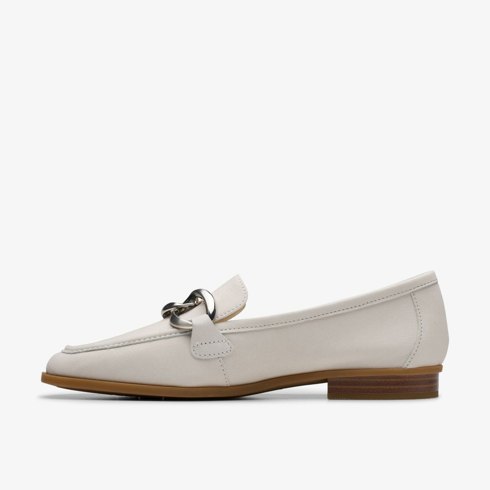 Sarafyna Iris Off White Leather | Clarks