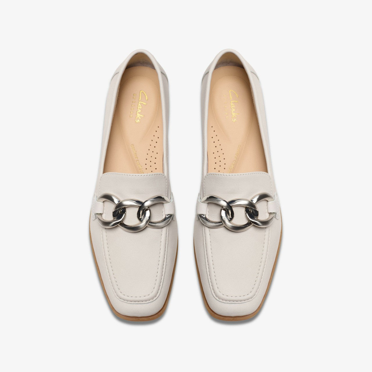 Sarafyna Iris Off White Leather | Clarks