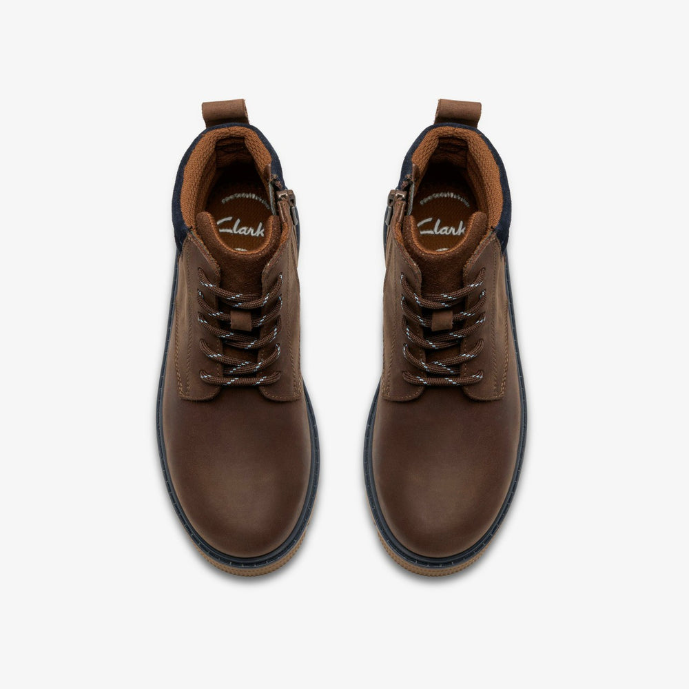 Lorcam Trail Older Dark Brown | Clarks Sale