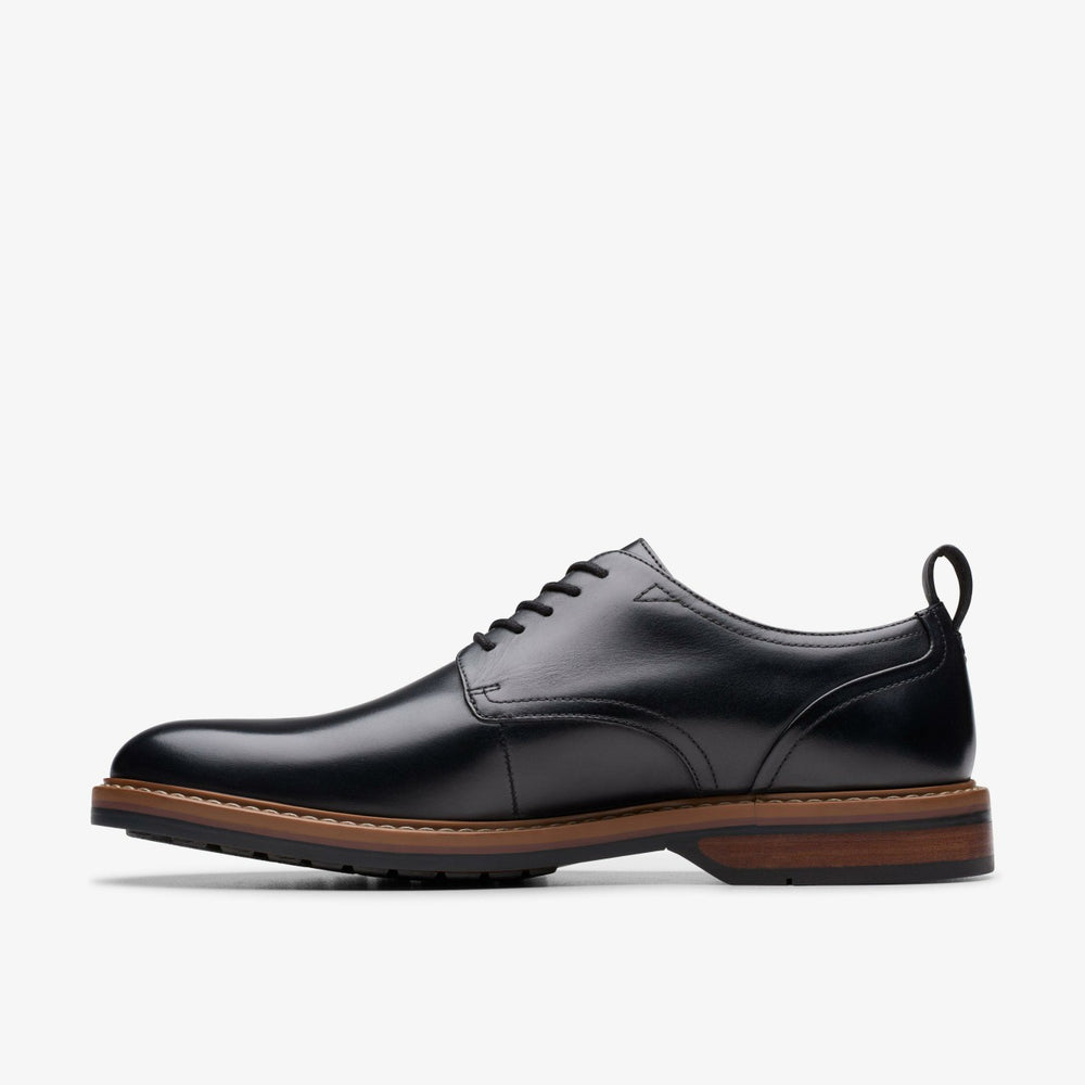 Aldwin Lace Black Leather | Clarks Sale