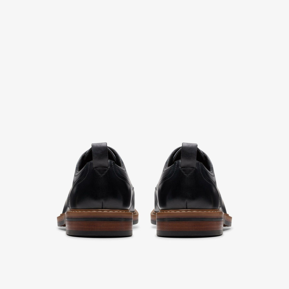 Aldwin Lace Black Leather | Clarks Sale