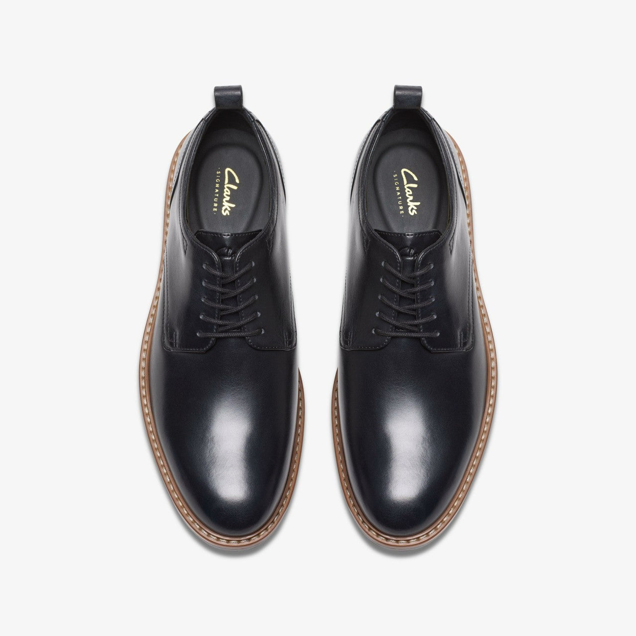 Aldwin Lace Black Leather | Clarks Sale