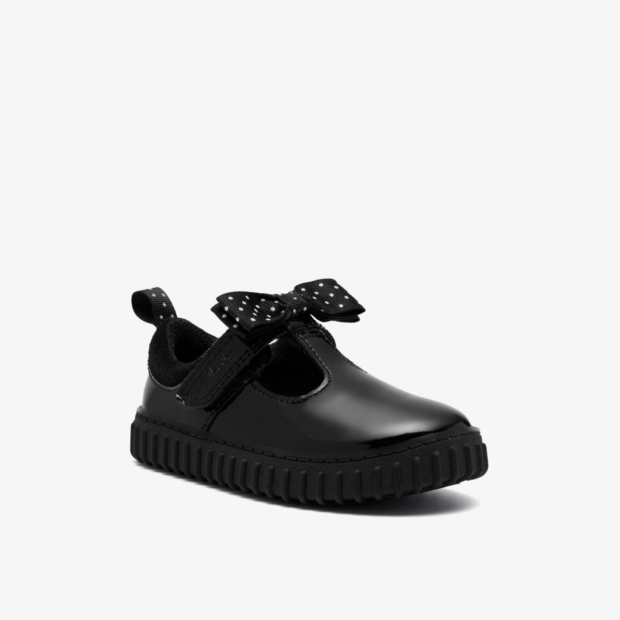 Cove Bow Toddler Black Patent | Clarks