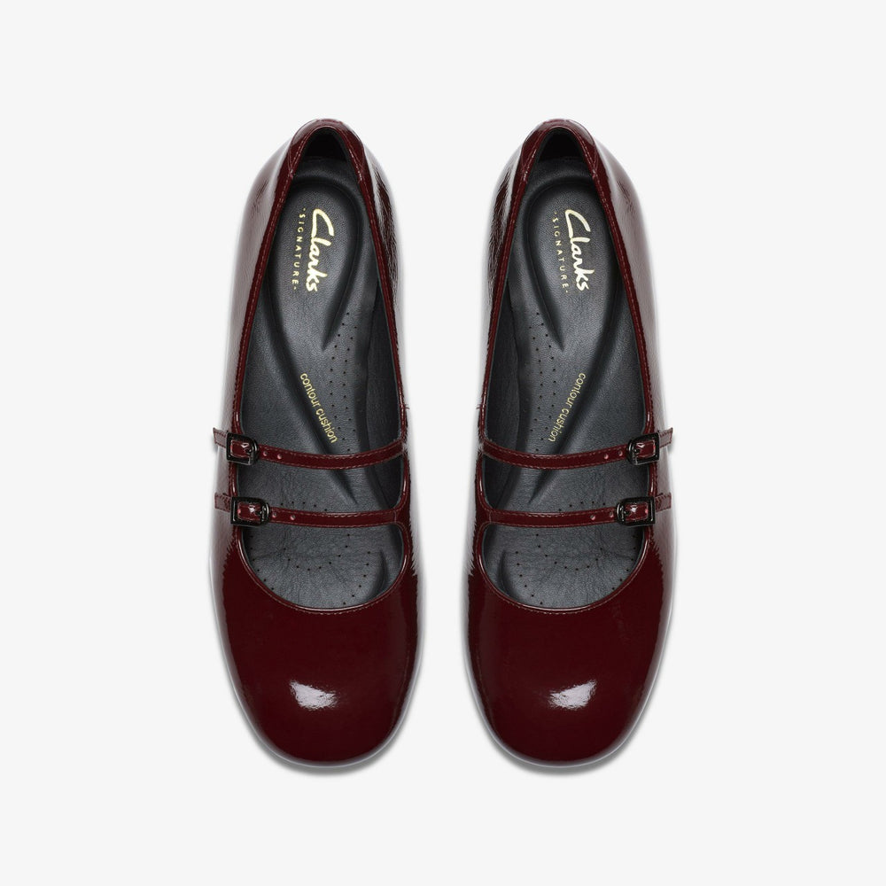 Daiss 30 Shine Burgundy Patent | Clarks Discount