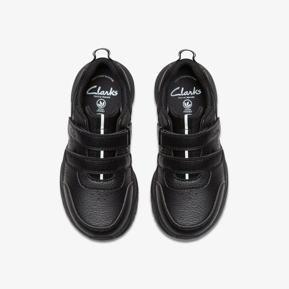 Feather Shine Kid Black | Clarks Onsale