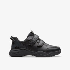 Feather Shine Kid Black | Clarks Onsale