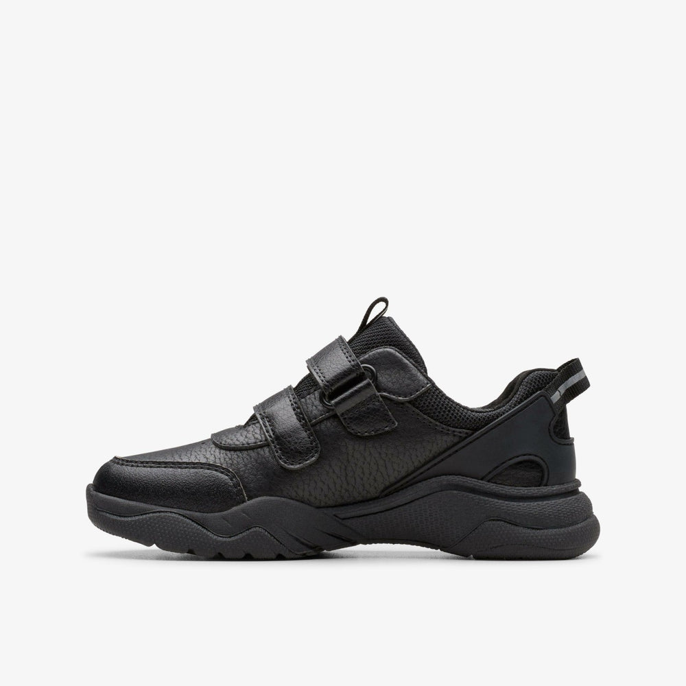 Feather Shine Kid Black | Clarks Onsale