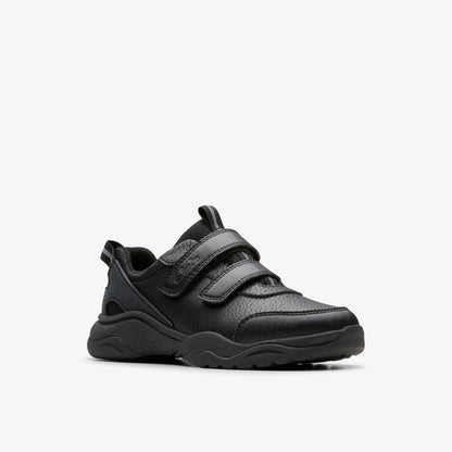 Feather Shine Kid Black | Clarks Onsale