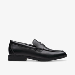 Jonwin Craft Youth Black Leather | Clarks Onsale