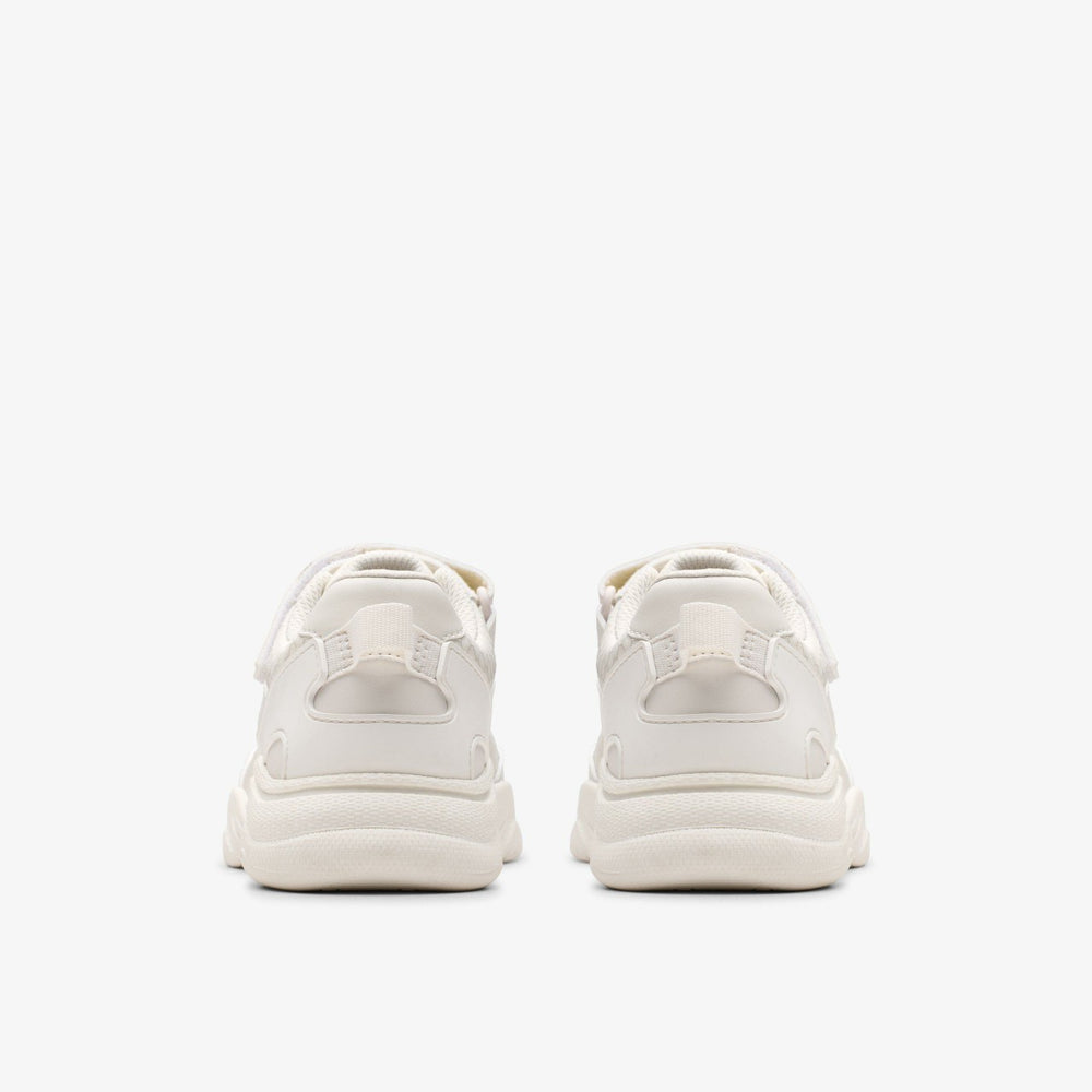 Feather Pace Kid White | Clarks US