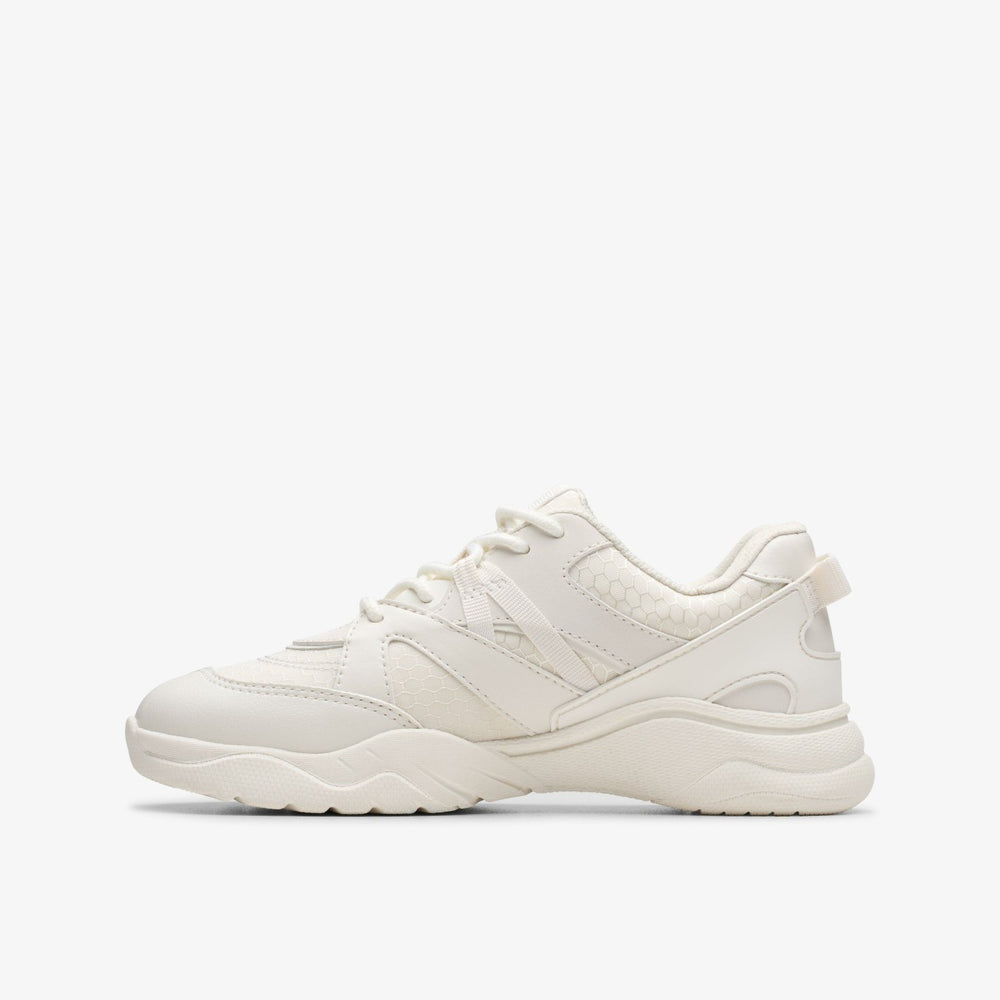 Feather Pace Older White | Clarks For Sale