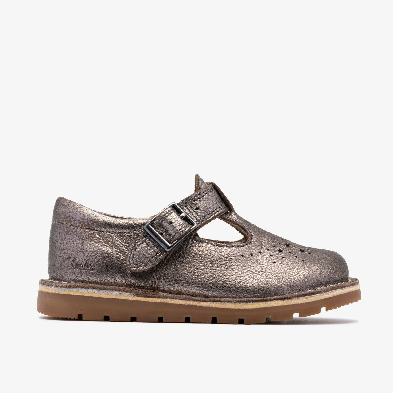 Joyful Skip Toddler Pewter | Clarks Onsale