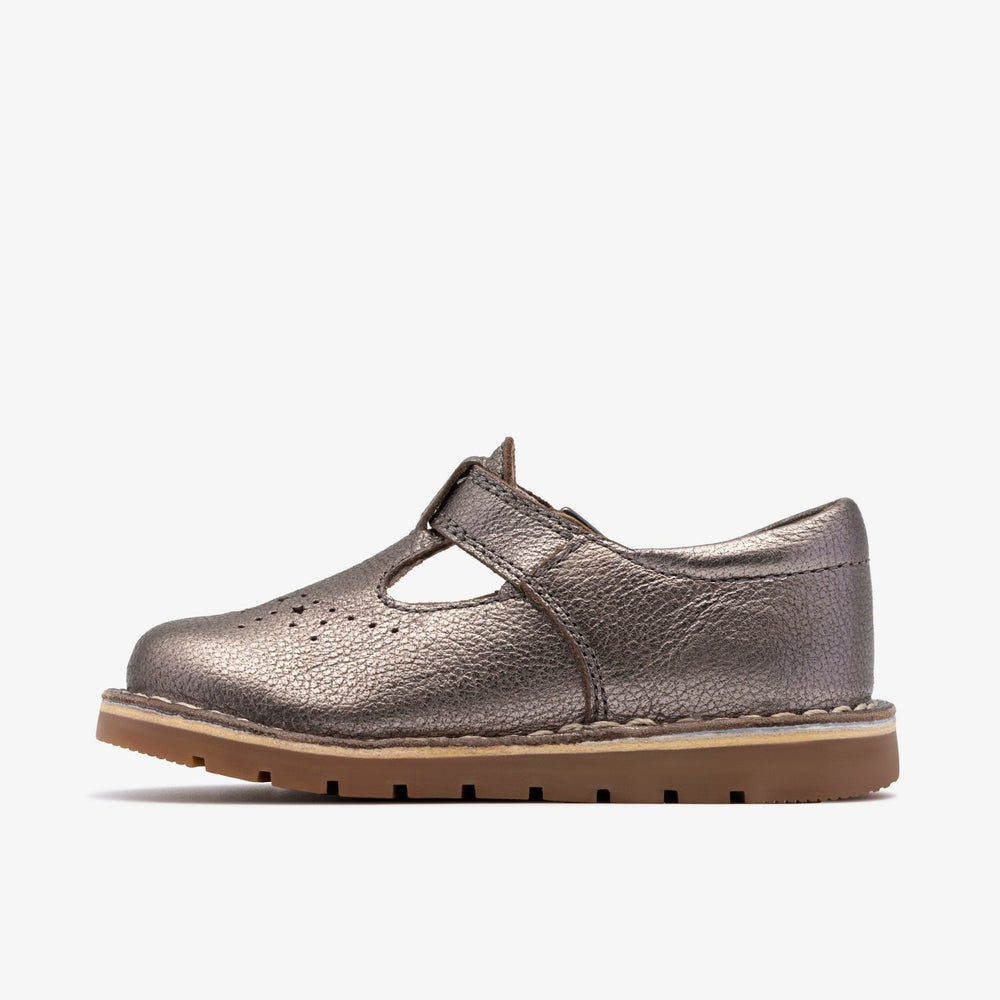Joyful Skip Toddler Pewter | Clarks Onsale