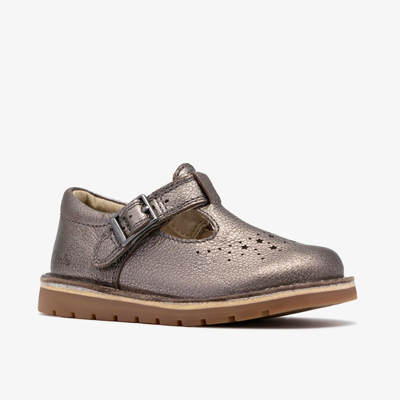Joyful Skip Toddler Pewter | Clarks Onsale