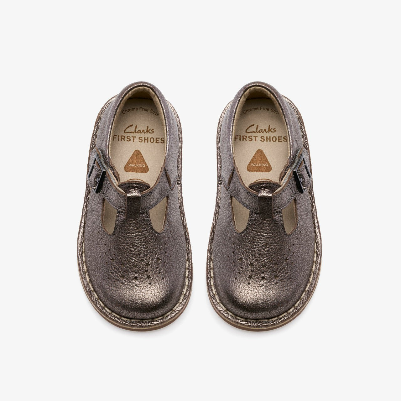 Joyful Skip Toddler Pewter | Clarks Onsale