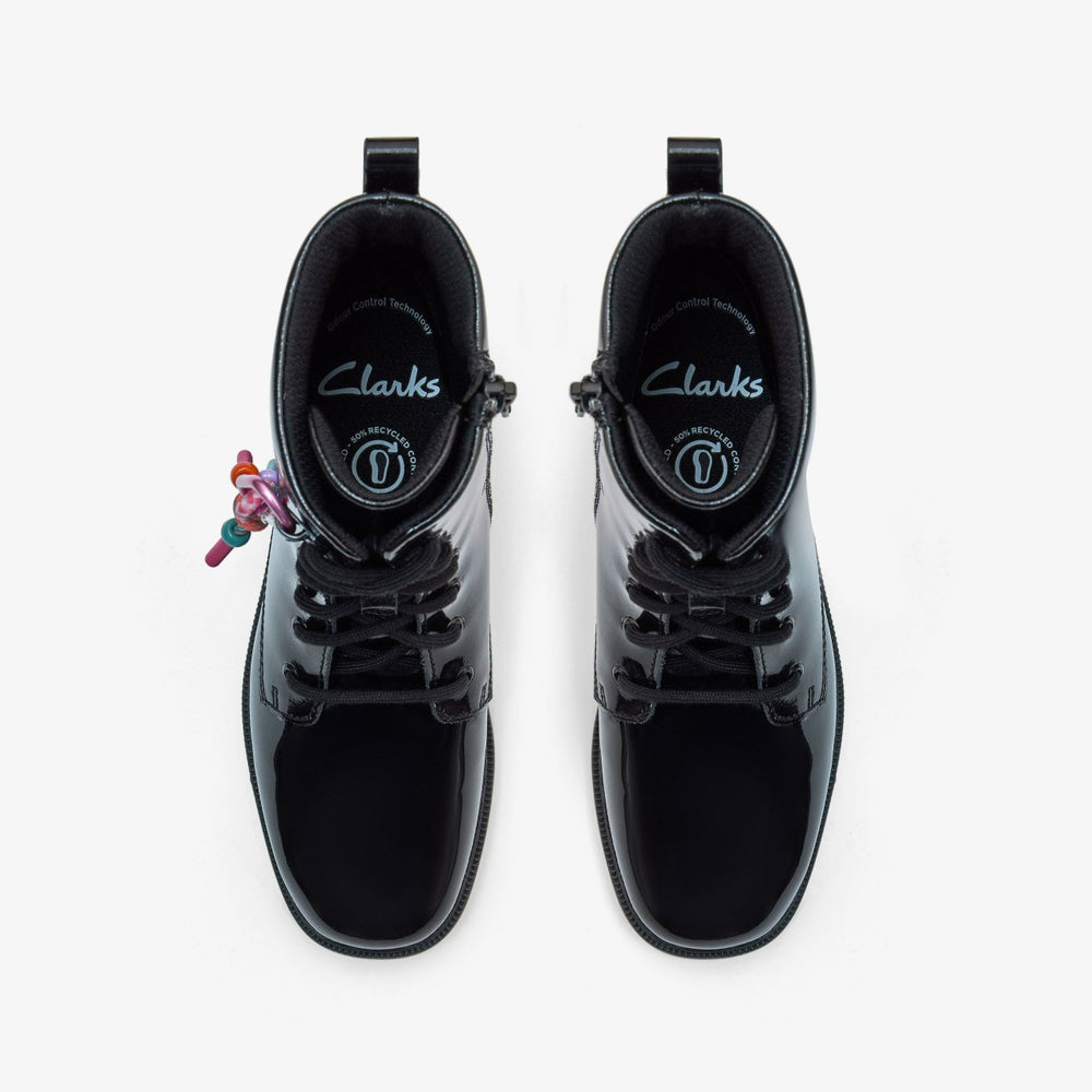Oaklyn Charm Older Black Patent | Clarks For Sale