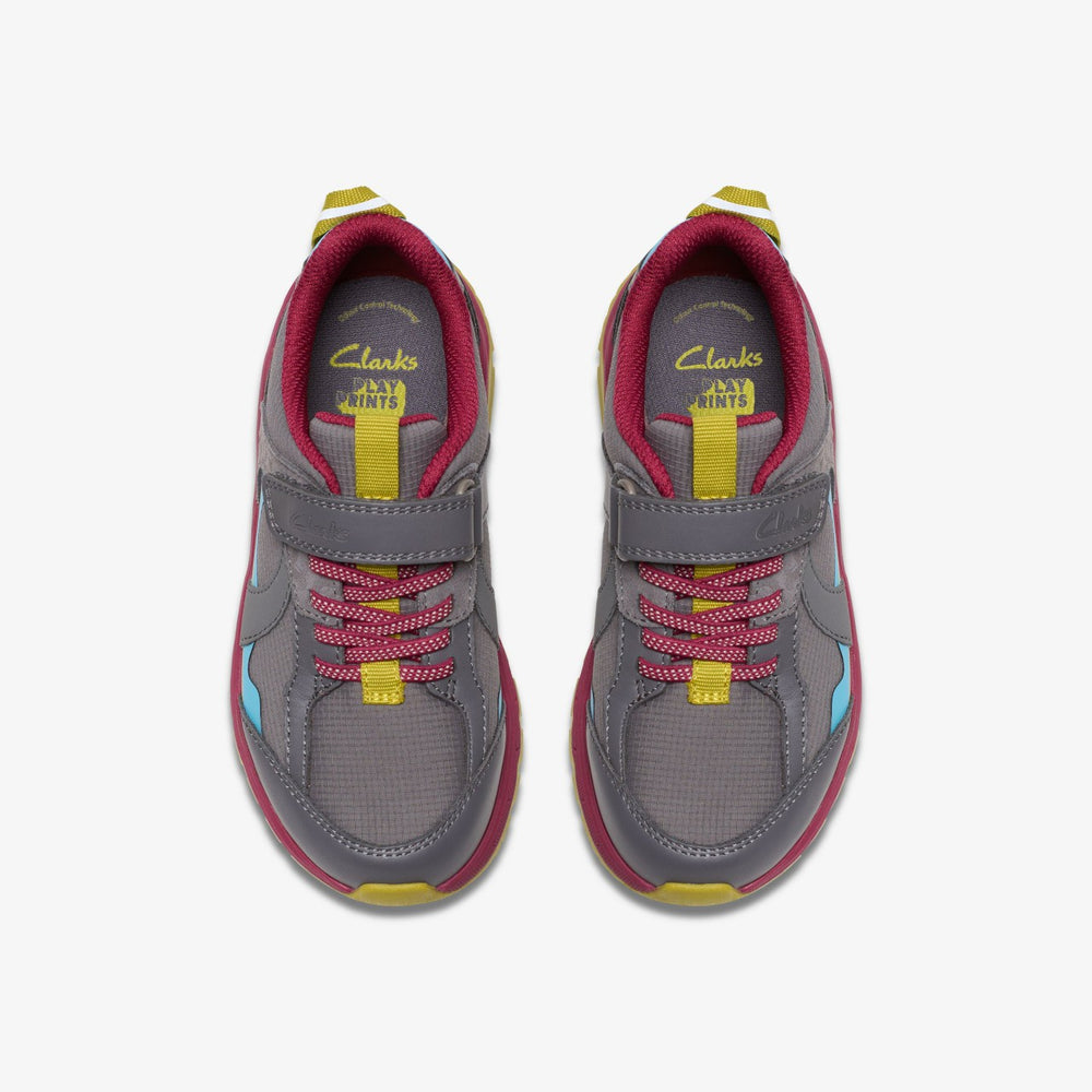 Selva Hero Kid Dark Grey Combination | Clarks