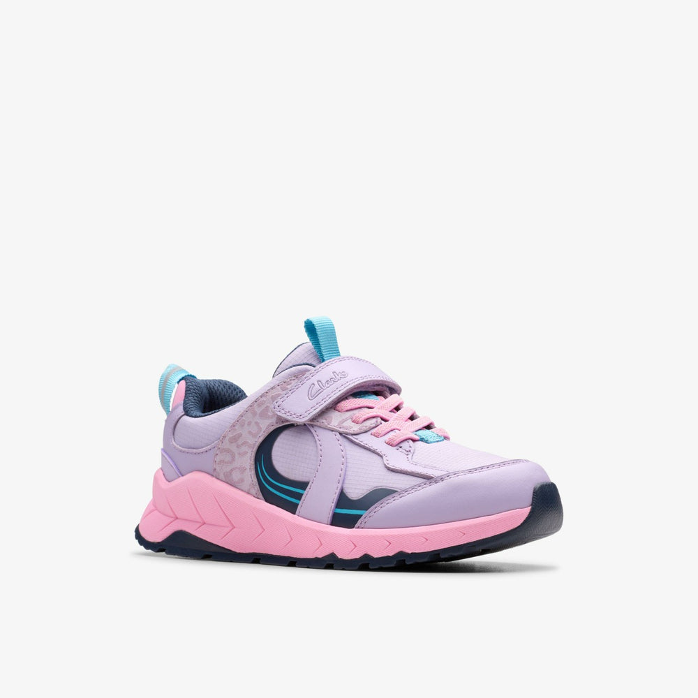 Selva Hero Kid Lilac Combination | Clarks Discount