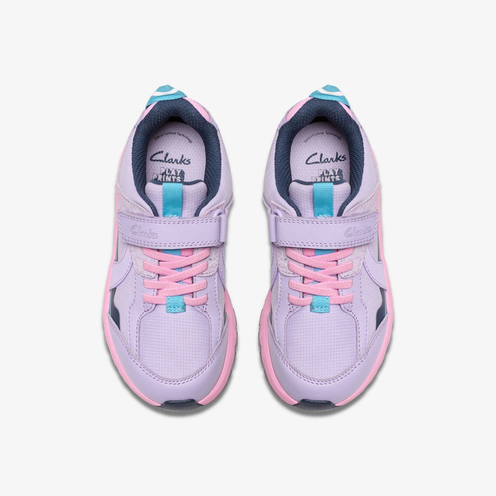 Selva Hero Kid Lilac Combination | Clarks Discount