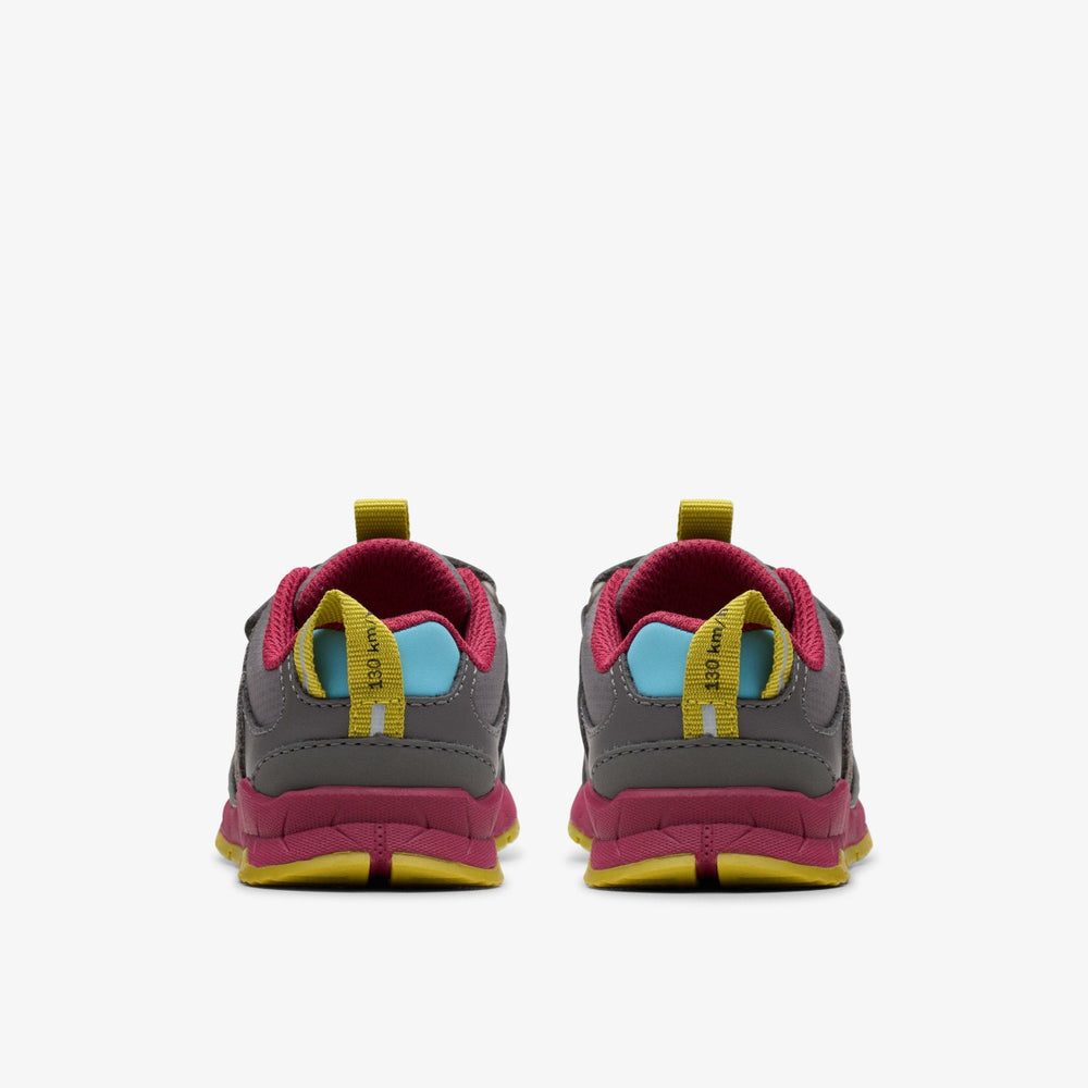 Selva Hero Toddler Dark Grey Combination | Clarks