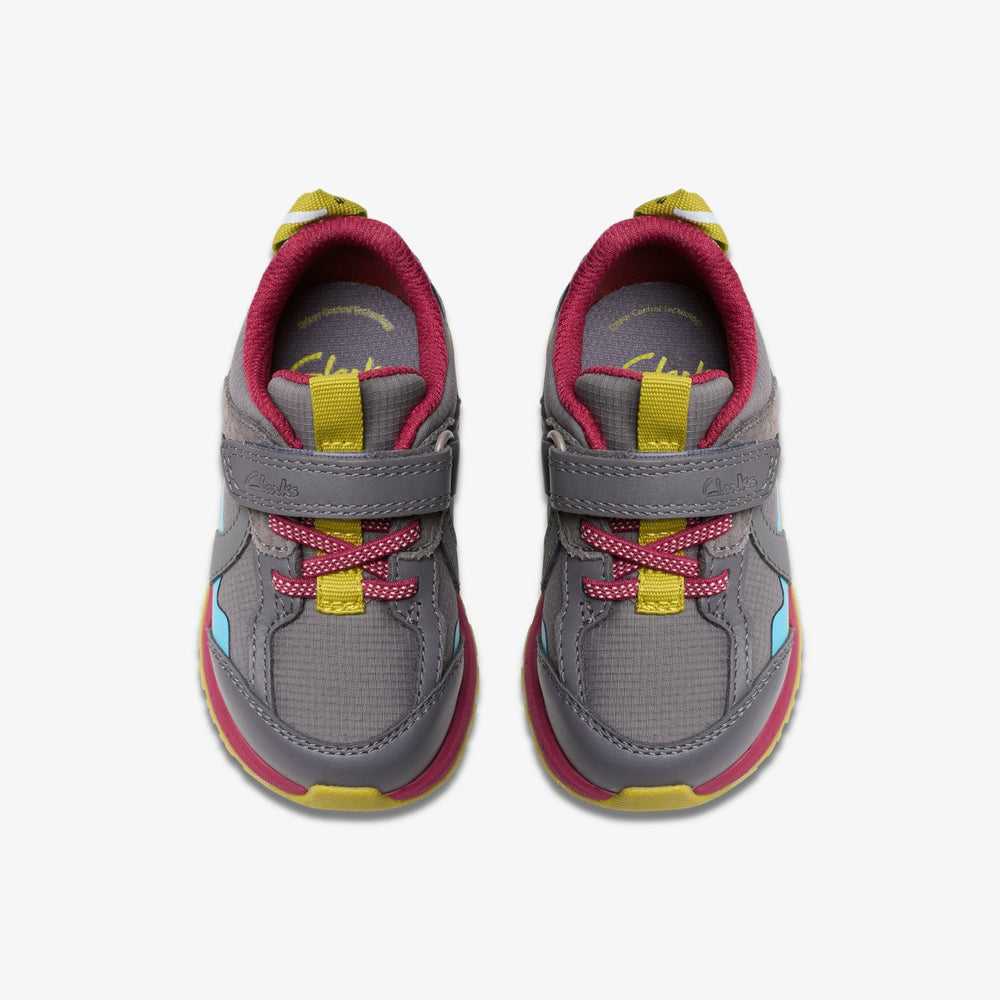 Selva Hero Toddler Dark Grey Combination | Clarks