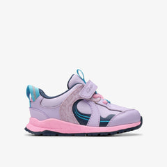 Selva Hero Toddler Lilac Combination | Clarks
