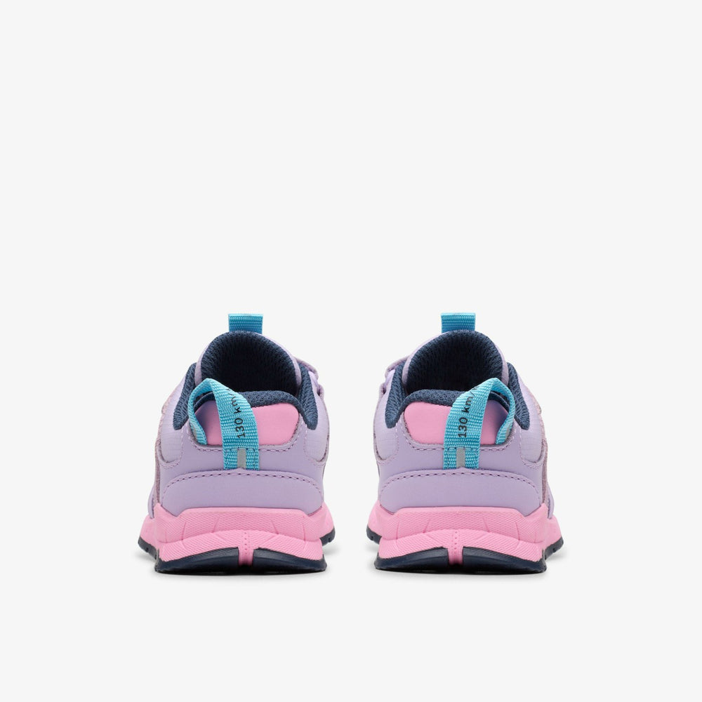 Selva Hero Toddler Lilac Combination | Clarks
