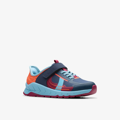 Selva Lane Kid Navy Combination | Clarks US