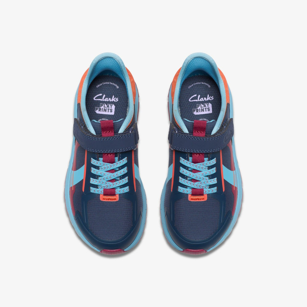 Selva Lane Kid Navy Combination | Clarks US