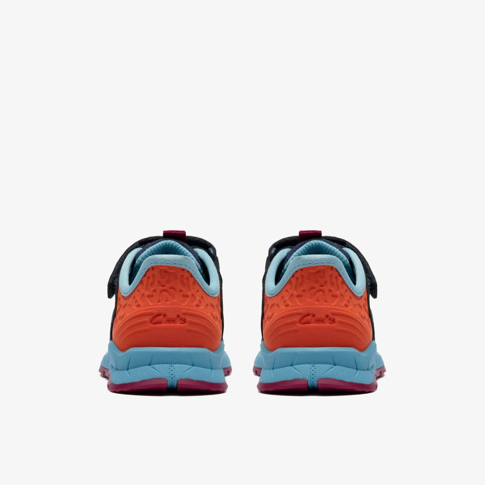 Selva Lane Toddler Navy Combination | Clarks Discount
