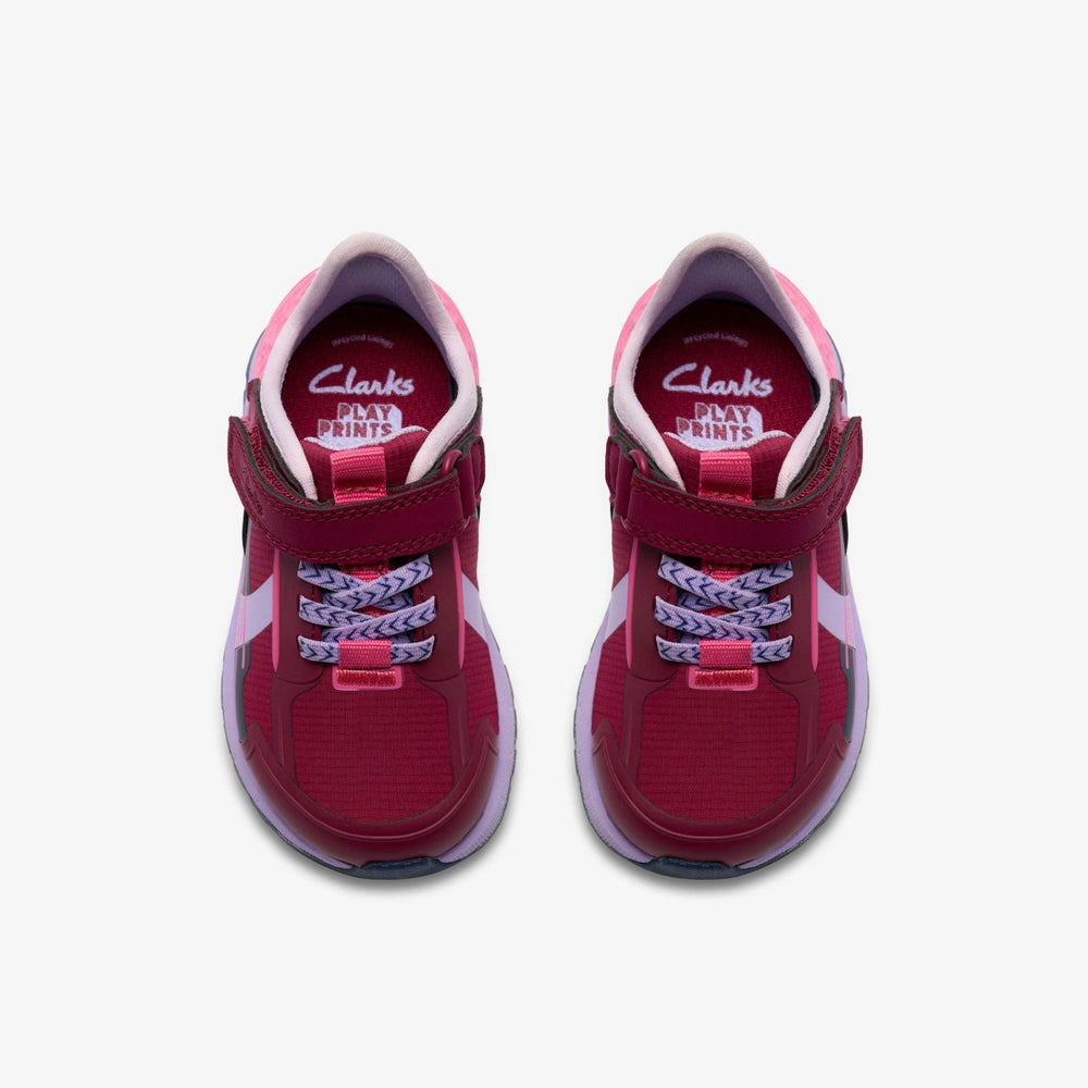 Selva Lane Toddler Berry Combination | Clarks Onsale