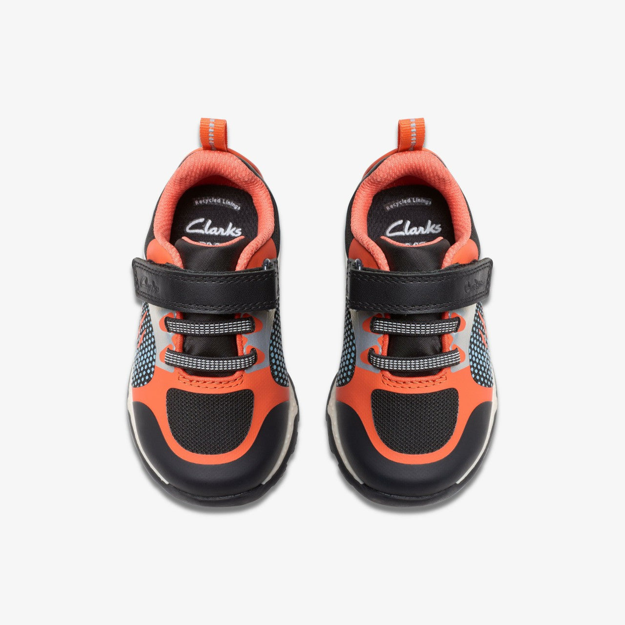 Steggy 2 Fly Toddler Black/Orange | Clarks