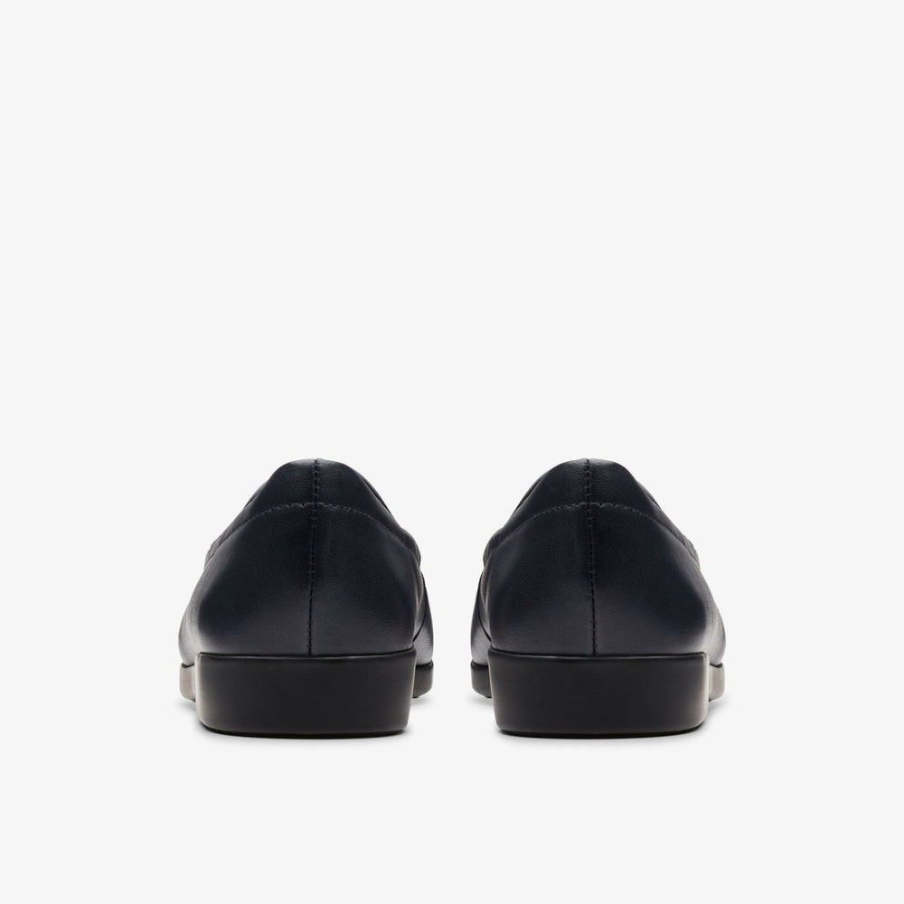 Georgia Loafer Navy Leather | Clarks Sale